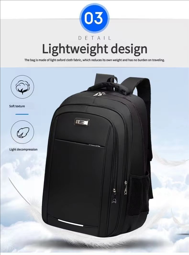 Water-Resistant Large Capacity Business Travel School Oxford Laptop Backpack product detail