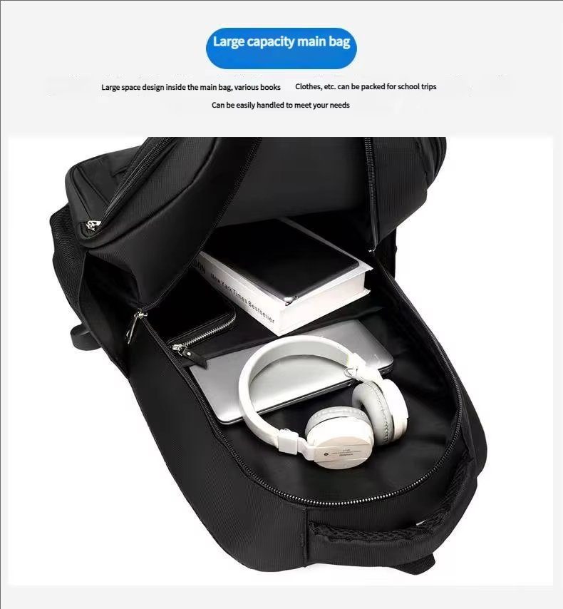 Water-Resistant Large Capacity Business Travel School Oxford Laptop Backpack product detail