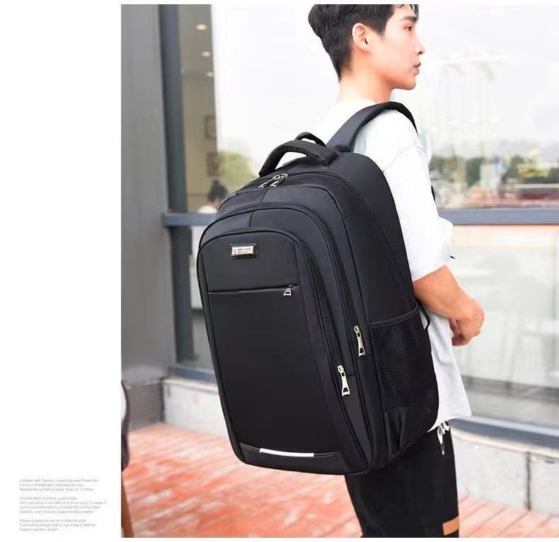 Water-Resistant Large Capacity Business Travel School Oxford Laptop Backpack product detail