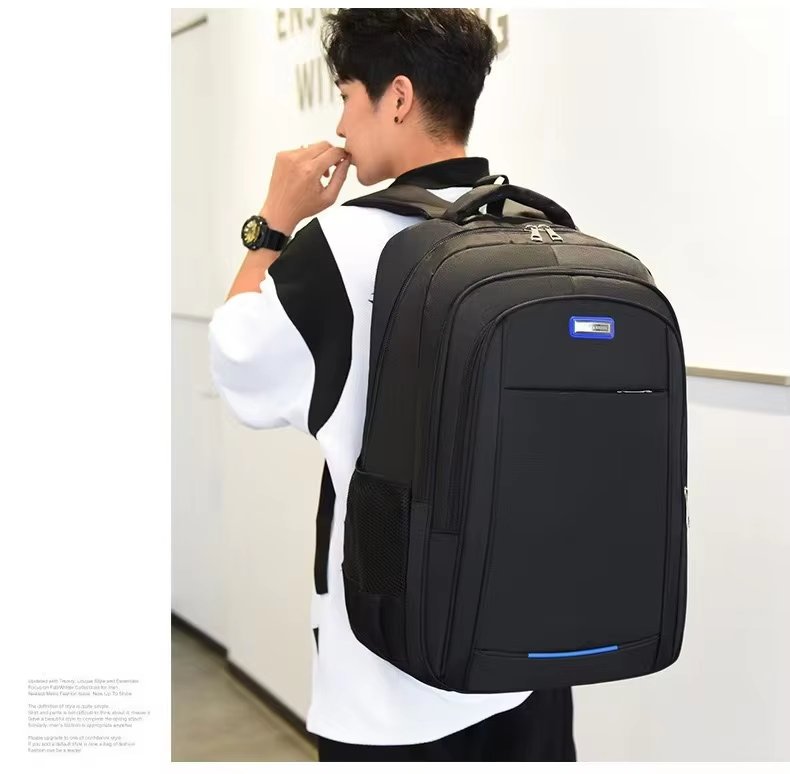 Water-Resistant Large Capacity Business Travel School Oxford Laptop Backpack product detail