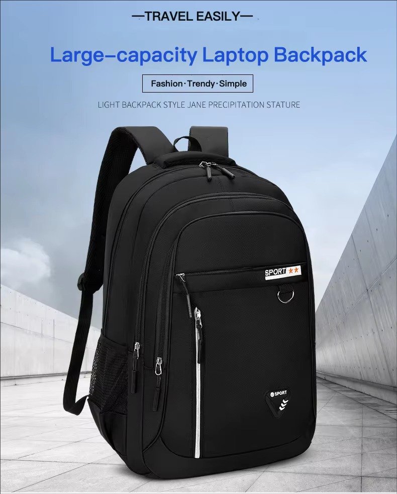 Multifunctional Large Capacity Business Laptop Backpack Teen College Student School Bag Casual Outdoor Travel Rucksack detail image