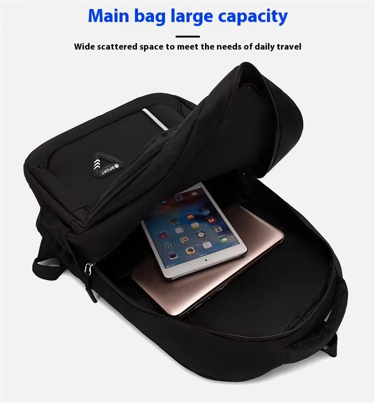 Multifunctional Large Capacity Business Laptop Backpack Teen College Student School Bag Casual Outdoor Travel Rucksack detail image