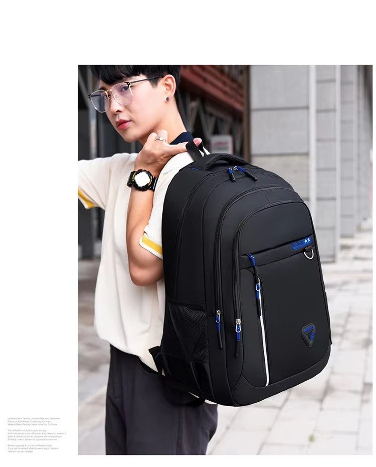 Multifunctional Large Capacity Business Laptop Backpack Teen College Student School Bag Casual Outdoor Travel Rucksack detail image