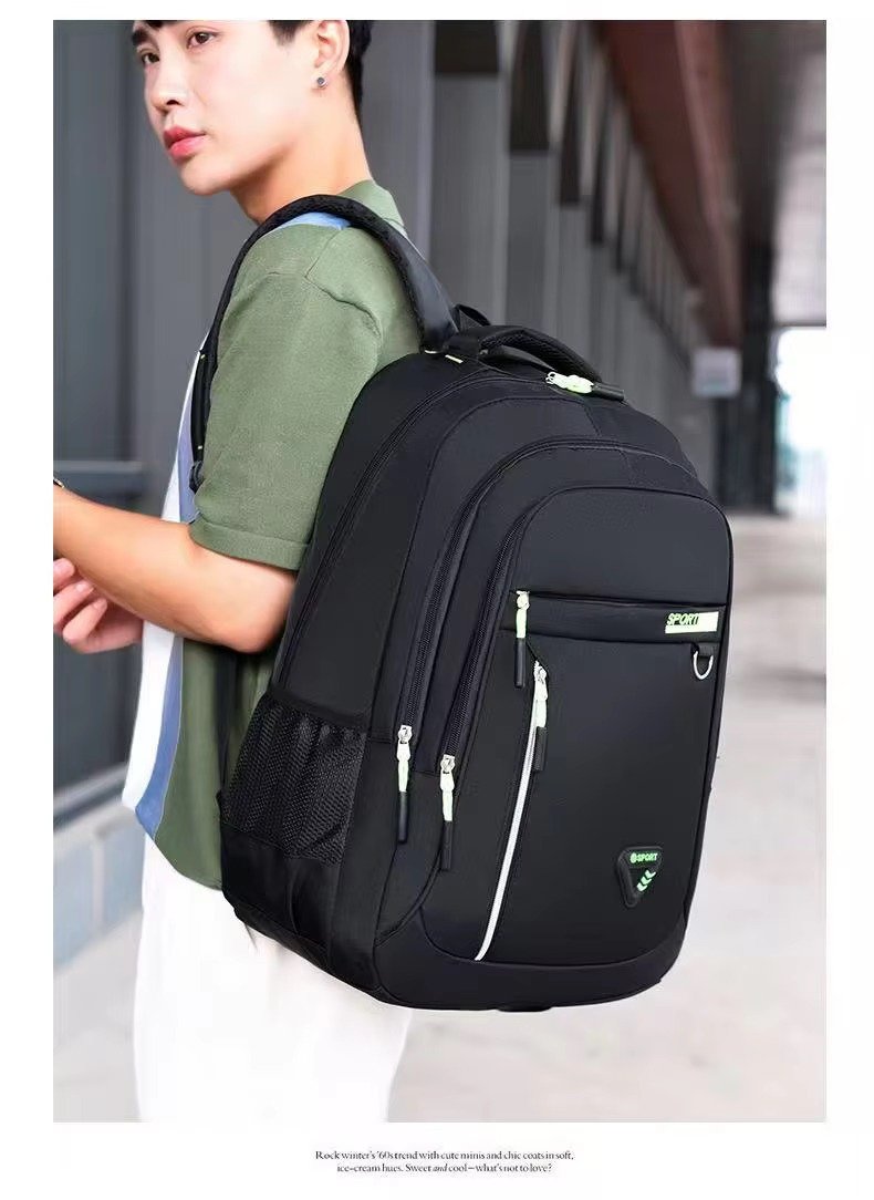 Multifunctional Large Capacity Business Laptop Backpack Teen College Student School Bag Casual Outdoor Travel Rucksack detail image