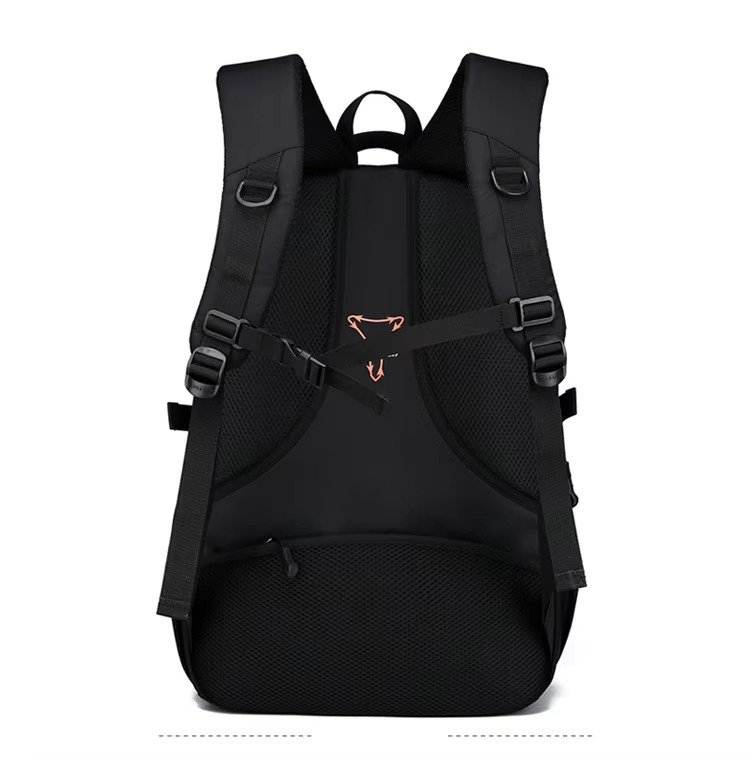 Custom Logo Anti-Theft Waterproof Nylon Laptop Backpack College Schoolbag Multifunctional Outdoor Sports Leisure Travel Rucksack detail image