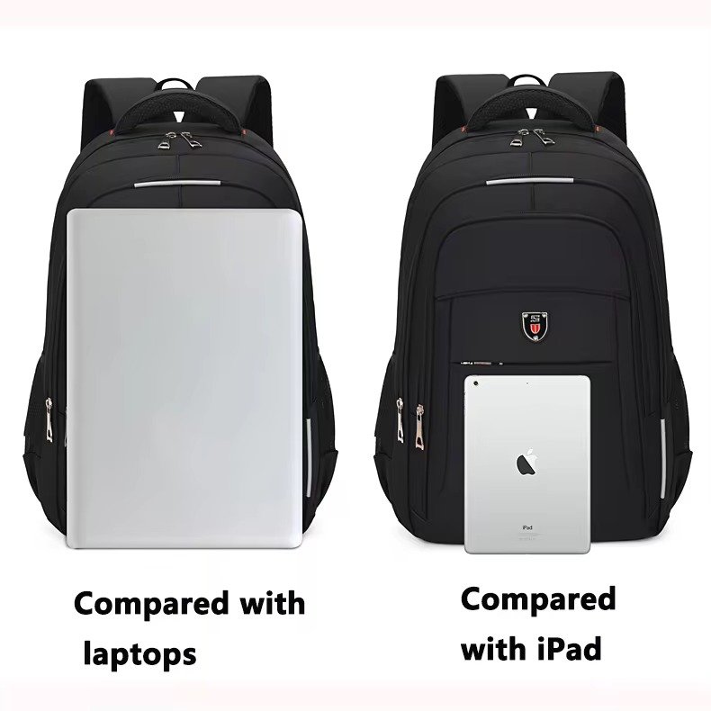 Custom Logo Durable Waterproof Oxford Laptop Backpack For Business Travel Lightweight Large Capacity College Student School Bag detail image