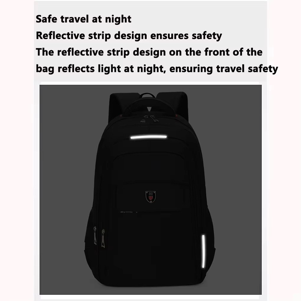 Custom Logo Durable Waterproof Oxford Laptop Backpack For Business Travel Lightweight Large Capacity College Student School Bag detail image