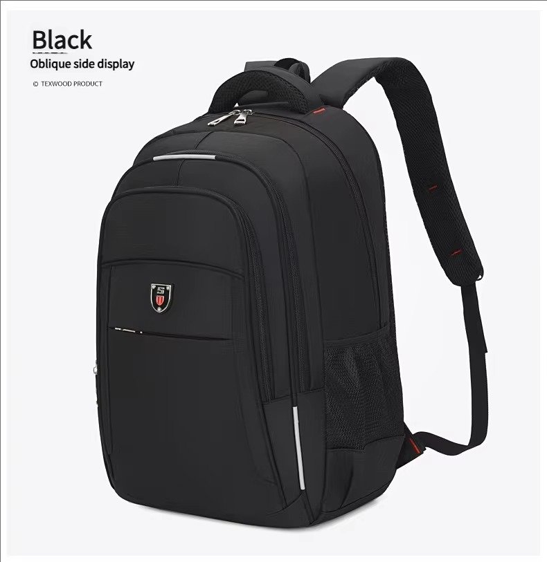Custom Logo Durable Waterproof Oxford Laptop Backpack For Business Travel Lightweight Large Capacity College Student School Bag detail image