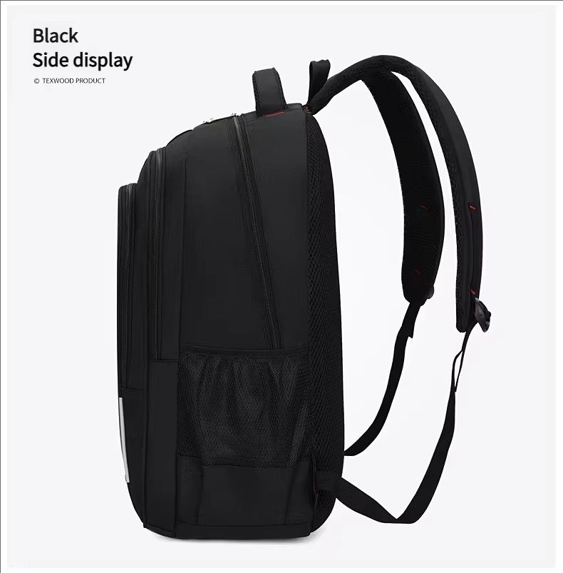 Custom Logo Durable Waterproof Oxford Laptop Backpack For Business Travel Lightweight Large Capacity College Student School Bag detail image