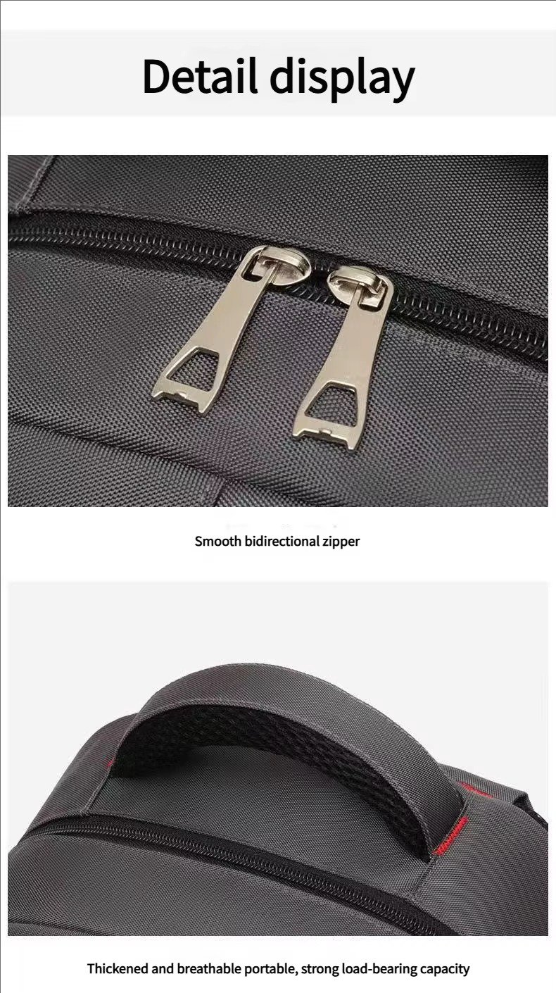 Custom Logo Durable Waterproof Oxford Laptop Backpack For Business Travel Lightweight Large Capacity College Student School Bag detail image