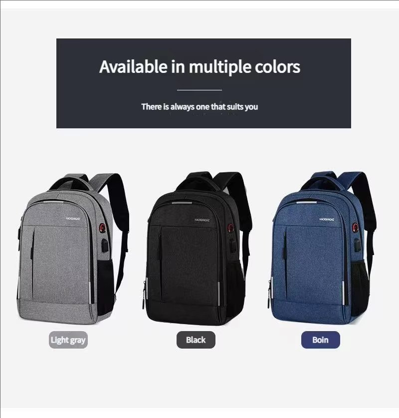 Water-Resistant Large Capacity USB Modern Business Oxford Laptop Backpack product detail