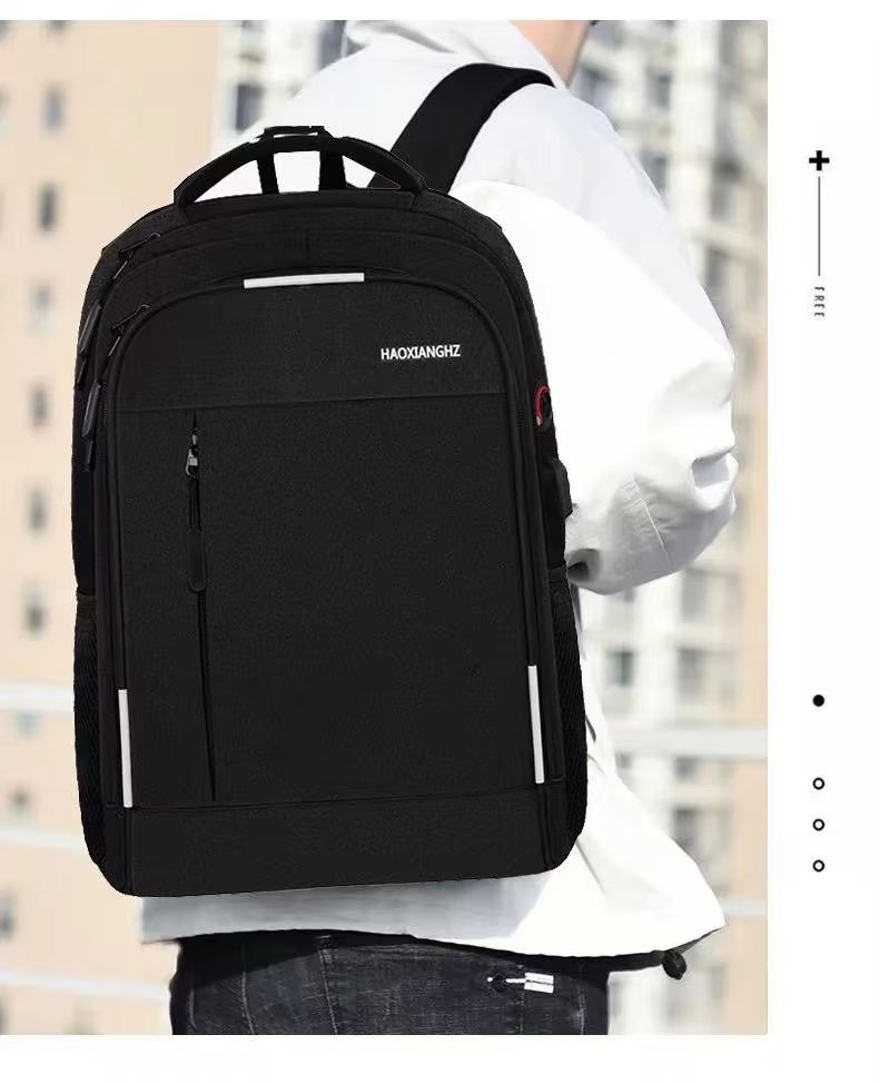 Water-Resistant Large Capacity USB Modern Business Oxford Laptop Backpack product detail