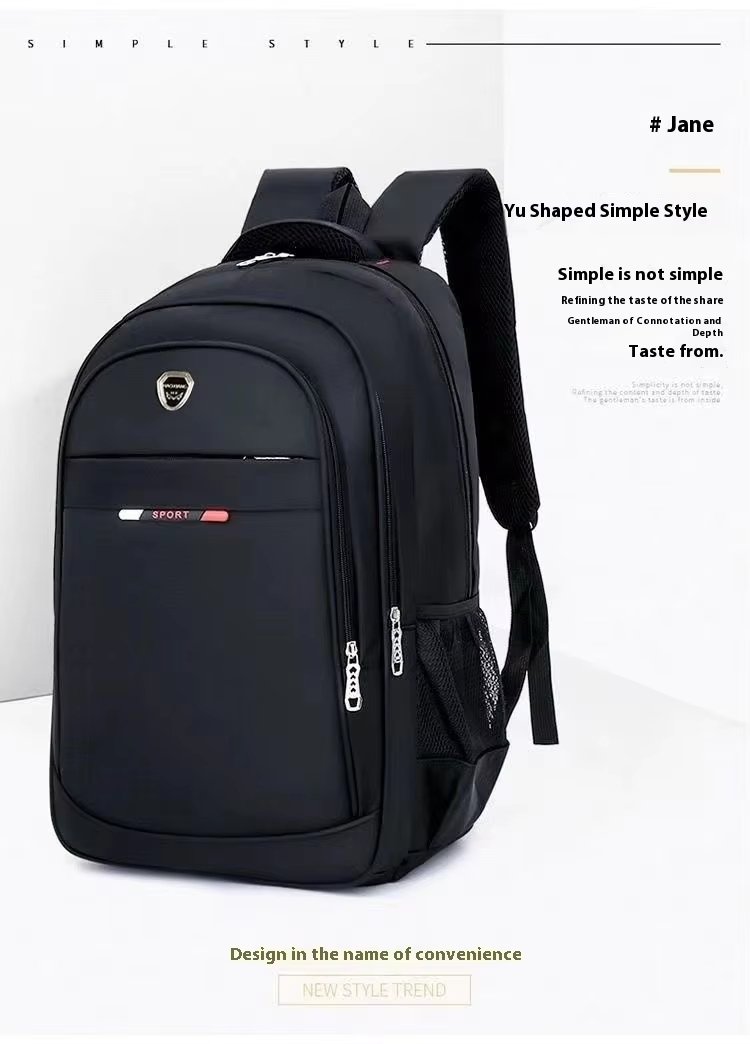 Water-Resistant Large Capacity Outdoor Business Travel Oxford Laptop Backpack product detail