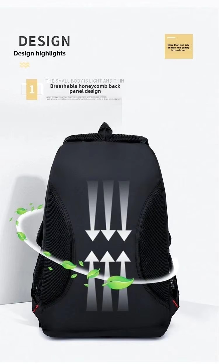 Water-Resistant Large Capacity Outdoor Business Travel Oxford Laptop Backpack product detail