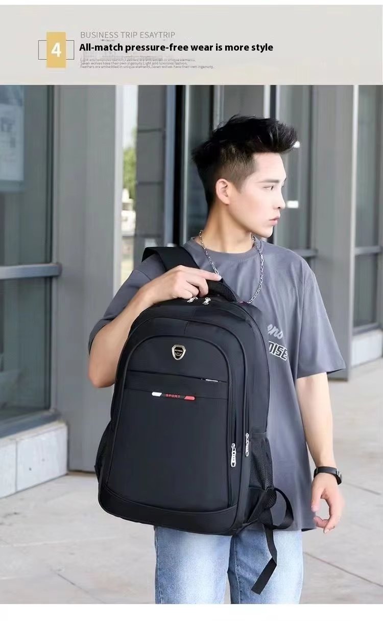 Water-Resistant Large Capacity Outdoor Business Travel Oxford Laptop Backpack product detail