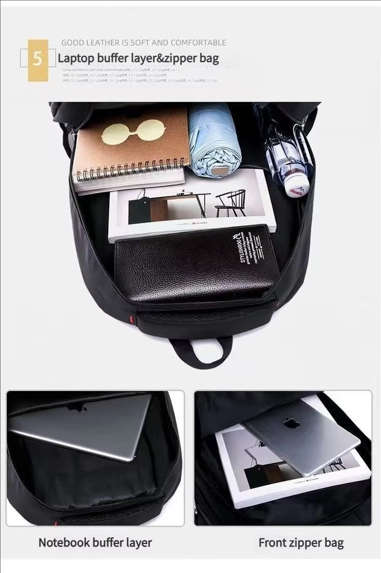 Water-Resistant Large Capacity Outdoor Business Travel Oxford Laptop Backpack product detail
