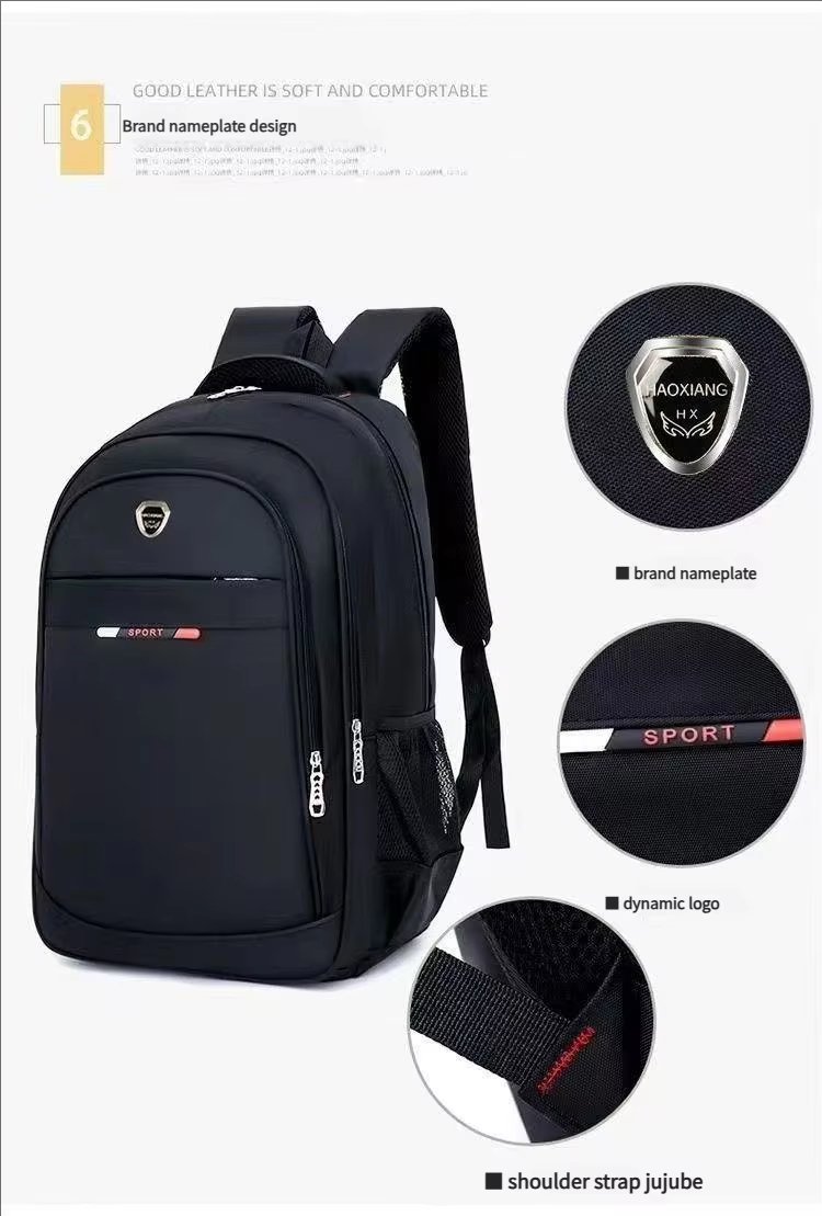 Water-Resistant Large Capacity Outdoor Business Travel Oxford Laptop Backpack product detail