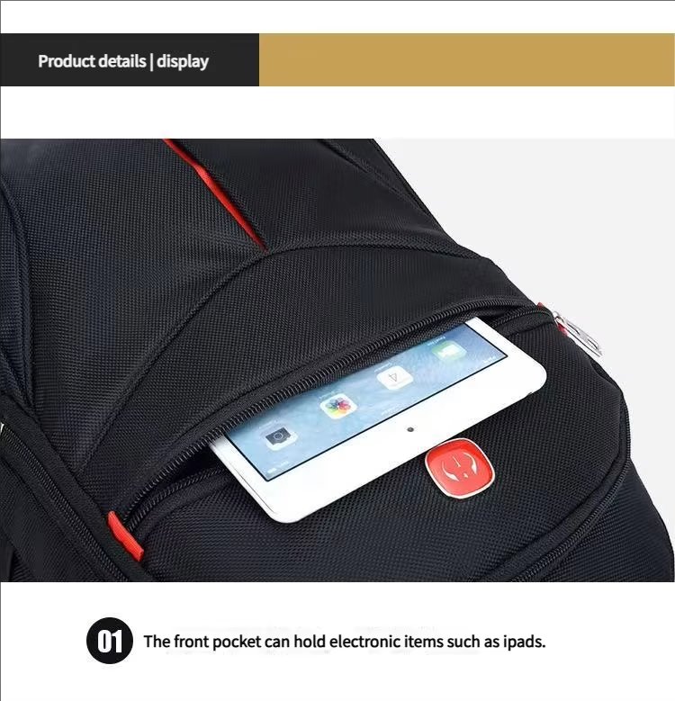 Water-Resistant Large Capacity Business Travel School Oxford Laptop Backpack product detail