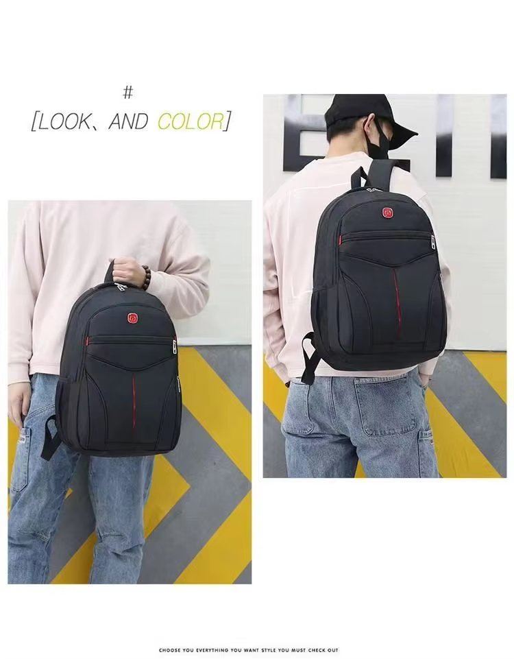Water-Resistant Large Capacity Business Travel School Oxford Laptop Backpack product detail