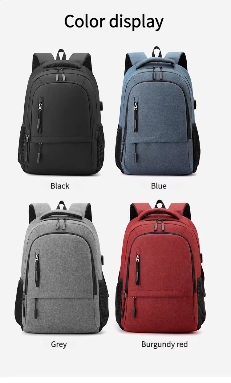 Anti-Theft Water-Resistant Large Capacity USB Modern Oxford Laptop Backpack product detail