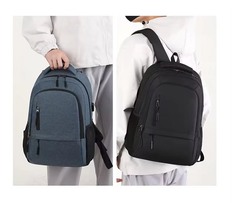 Anti-Theft Water-Resistant Large Capacity USB Modern Oxford Laptop Backpack product detail