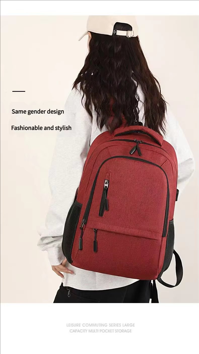 Anti-Theft Water-Resistant Large Capacity USB Modern Oxford Laptop Backpack product detail