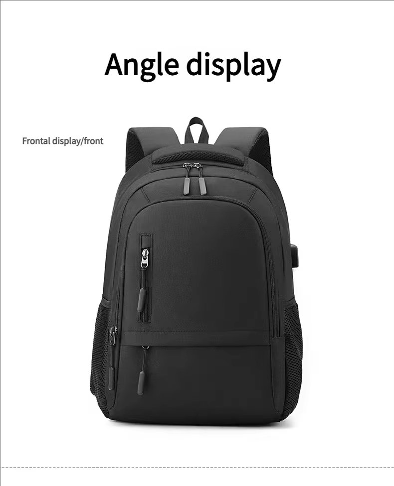 Anti-Theft Water-Resistant Large Capacity USB Modern Oxford Laptop Backpack product detail