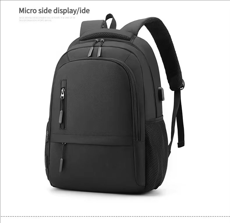 Anti-Theft Water-Resistant Large Capacity USB Modern Oxford Laptop Backpack product detail