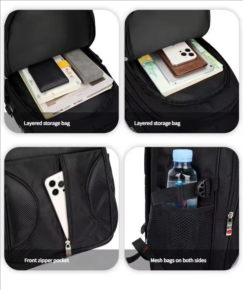 Large Capacity Outdoor Business Travel School Oxford Laptop Backpack product detail