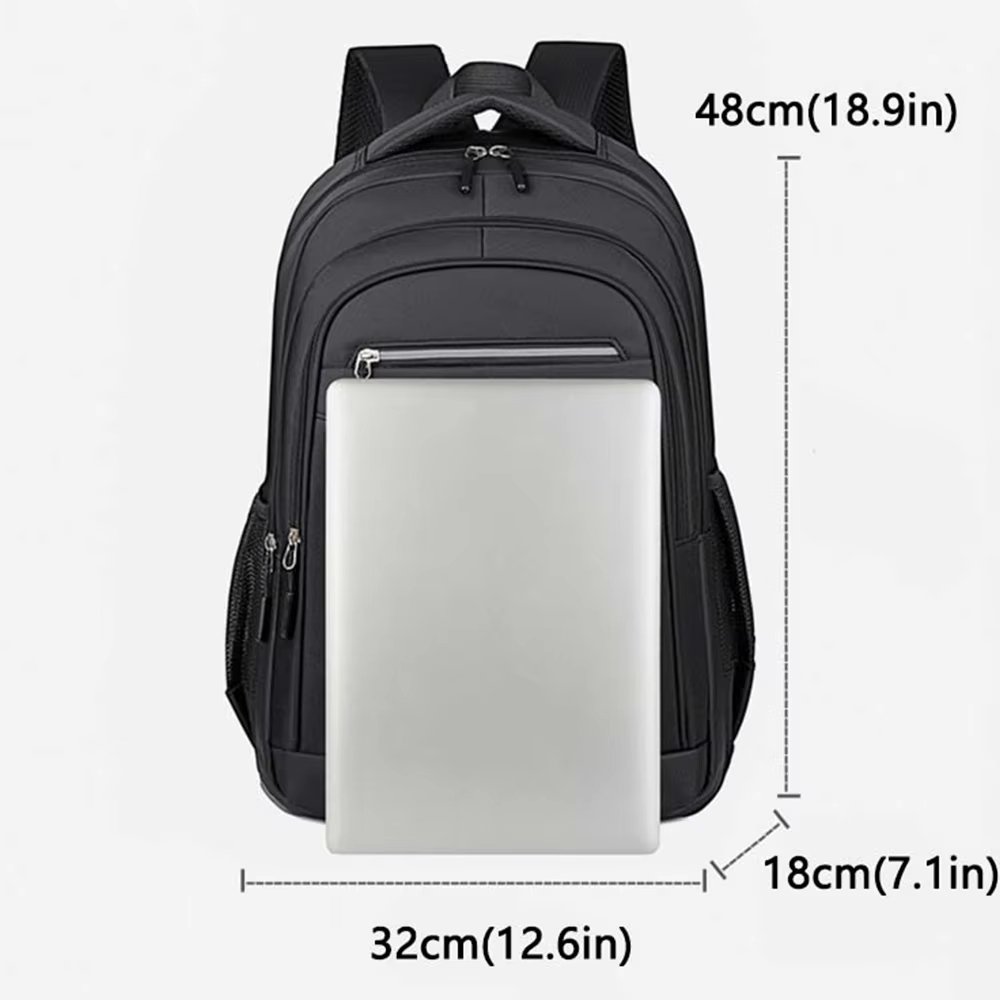 Water-Resistant Large Capacity Business Travel School Oxford Laptop Backpack product detail