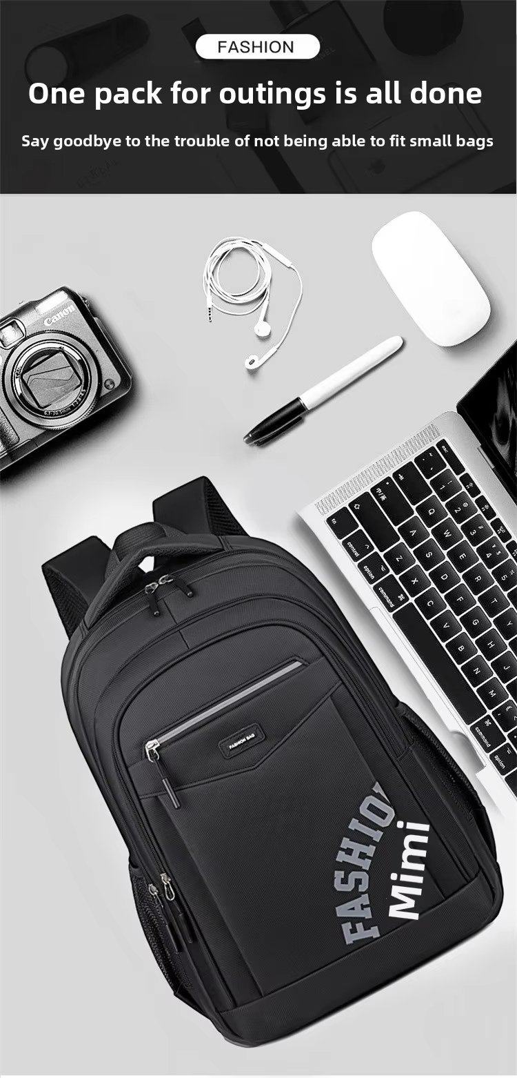 Water-Resistant Large Capacity Business Travel School Oxford Laptop Backpack product detail