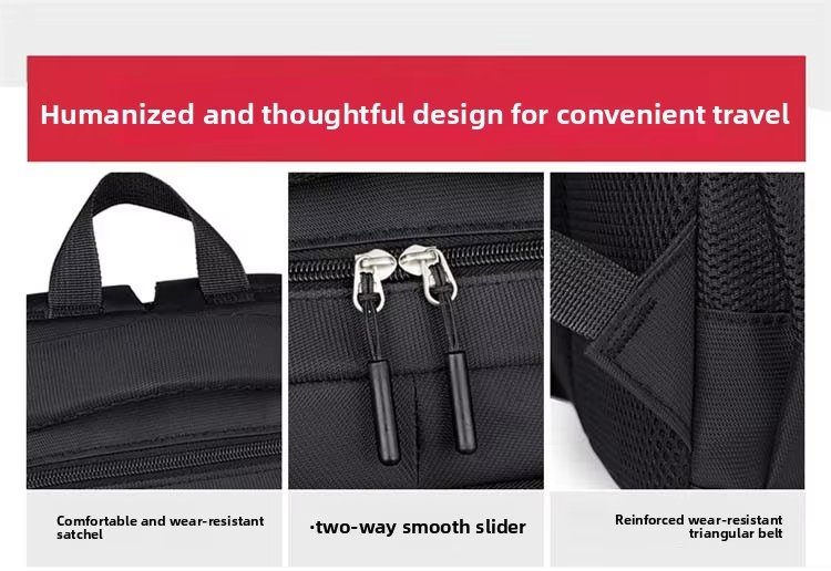 Water-Resistant Large Capacity Business Travel School Oxford Laptop Backpack product detail