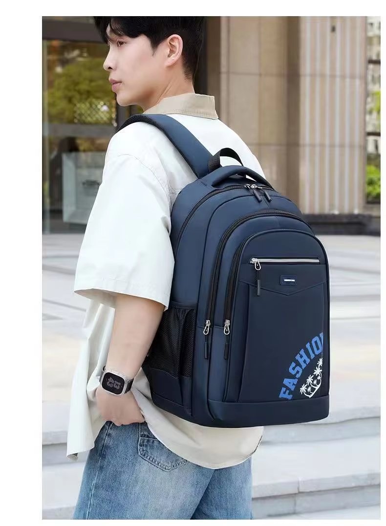 Water-Resistant Large Capacity Business Travel School Oxford Laptop Backpack product detail