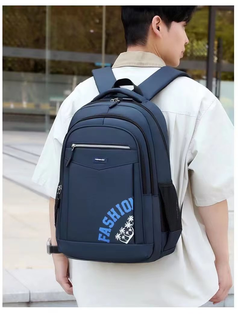 Water-Resistant Large Capacity Business Travel School Oxford Laptop Backpack product detail