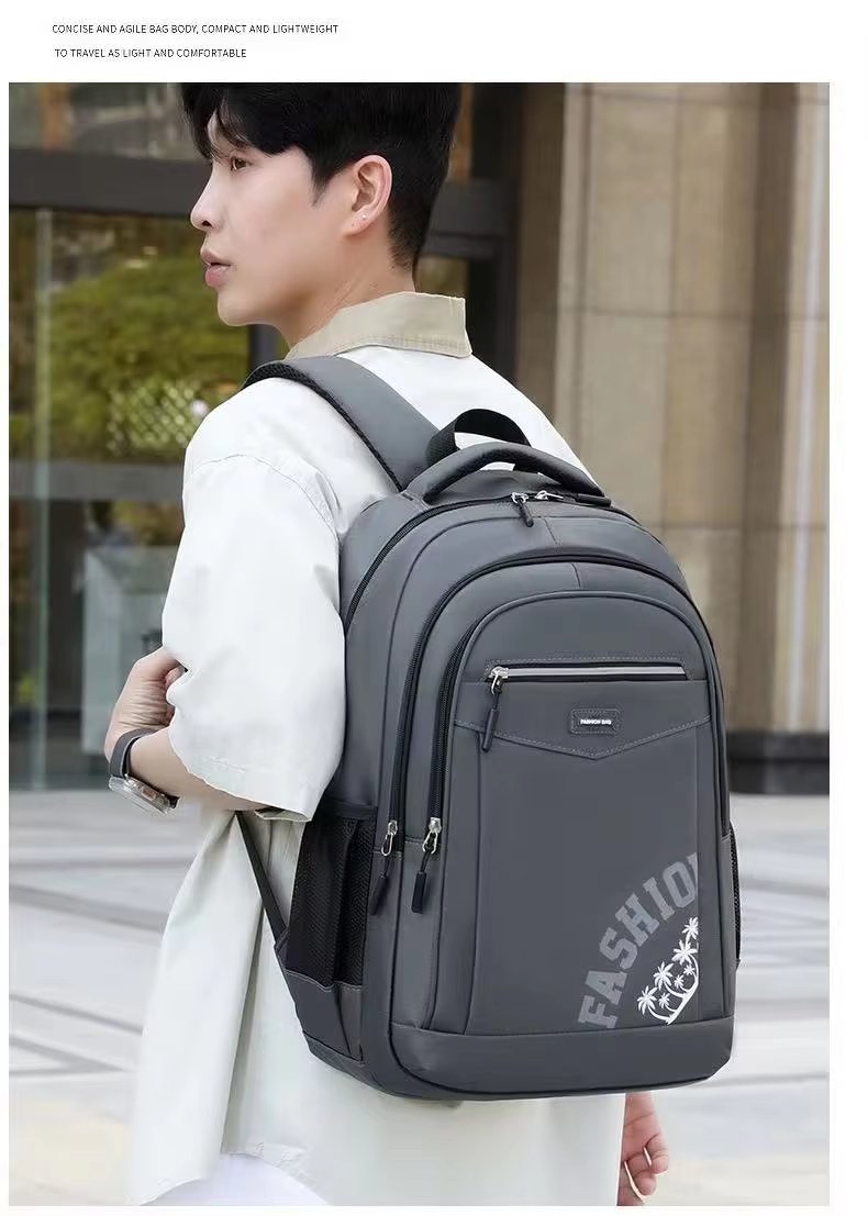 Water-Resistant Large Capacity Business Travel School Oxford Laptop Backpack product detail