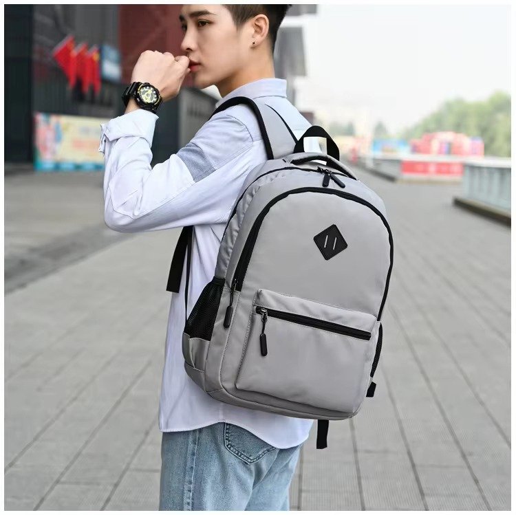 Style Large Capacity Laptop Backpack with USB Charging Port Middle High School College Student Schoolbag For Teenager detail image