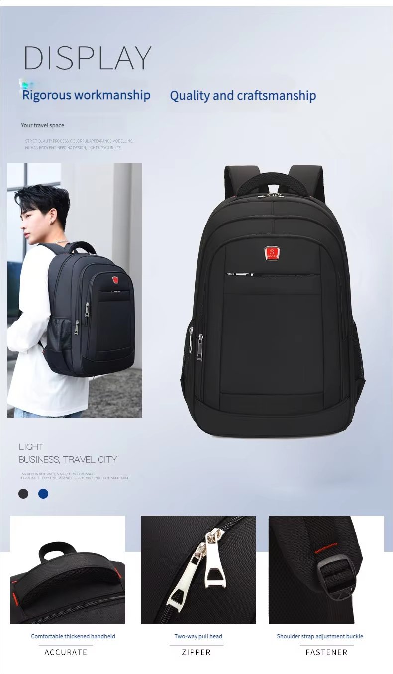 Water-Resistant Large Capacity Modern Travel School Oxford Laptop Backpack product detail