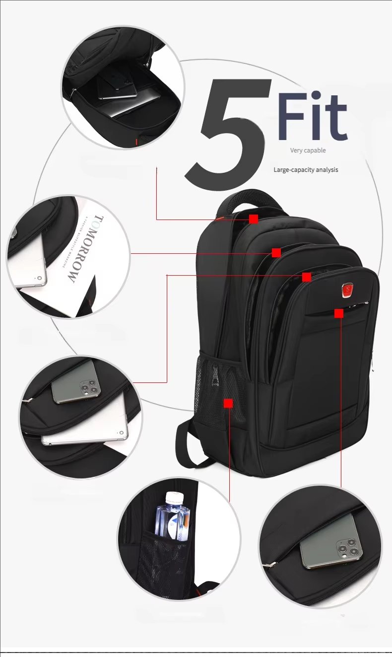 Water-Resistant Large Capacity Modern Travel School Oxford Laptop Backpack product detail