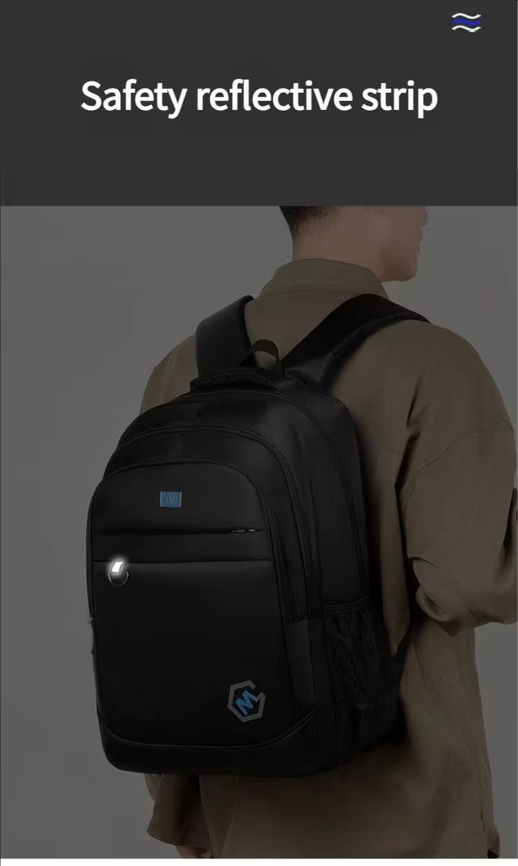 Water-Resistant Large Capacity Outdoor Business Travel Nylon Laptop Backpack product detail