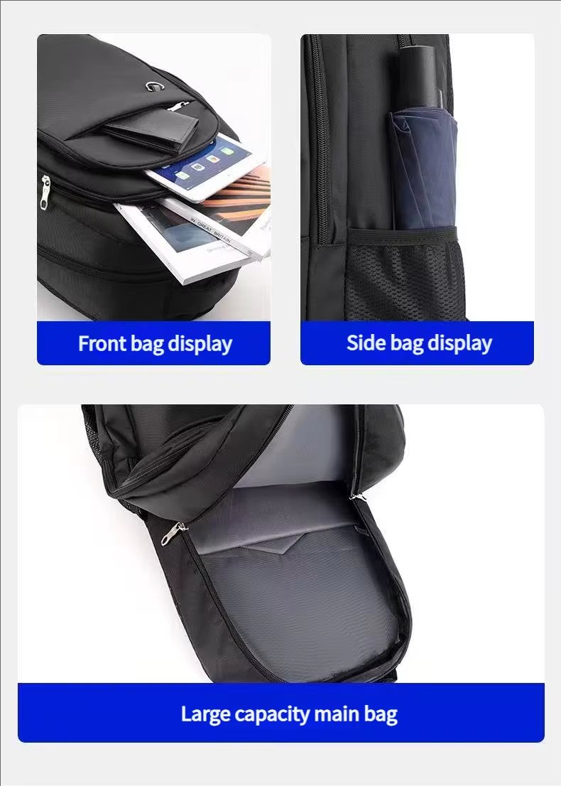 Water-Resistant Large Capacity Outdoor Business Travel Nylon Laptop Backpack product detail