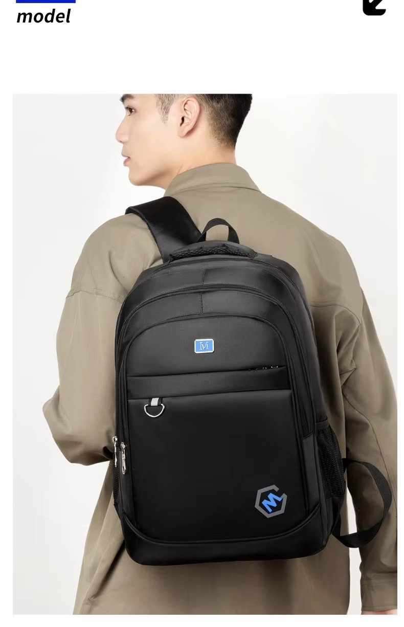 Water-Resistant Large Capacity Outdoor Business Travel Nylon Laptop Backpack product detail