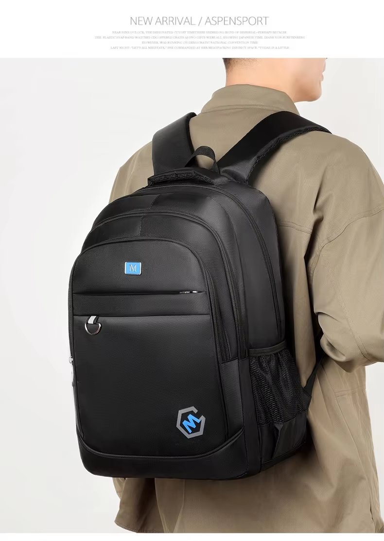 Water-Resistant Large Capacity Outdoor Business Travel Nylon Laptop Backpack product detail