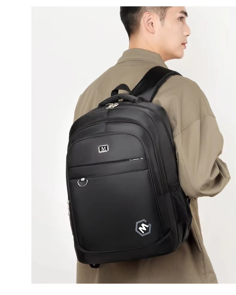 Water-Resistant Large Capacity Outdoor Business Travel Nylon Laptop Backpack product detail