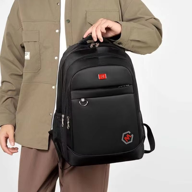 Water-Resistant Large Capacity Outdoor Business Travel Nylon Laptop Backpack product detail