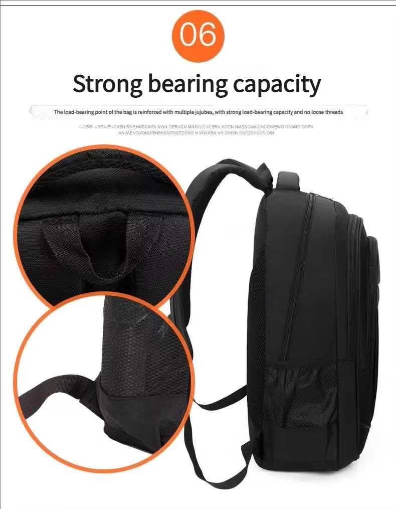Water-Resistant Large Capacity Modern Business School Oxford Laptop Backpack product detail