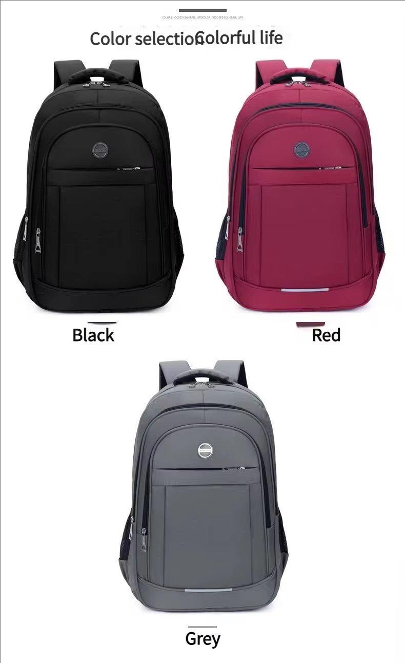 Water-Resistant Large Capacity Modern Business School Oxford Laptop Backpack product detail