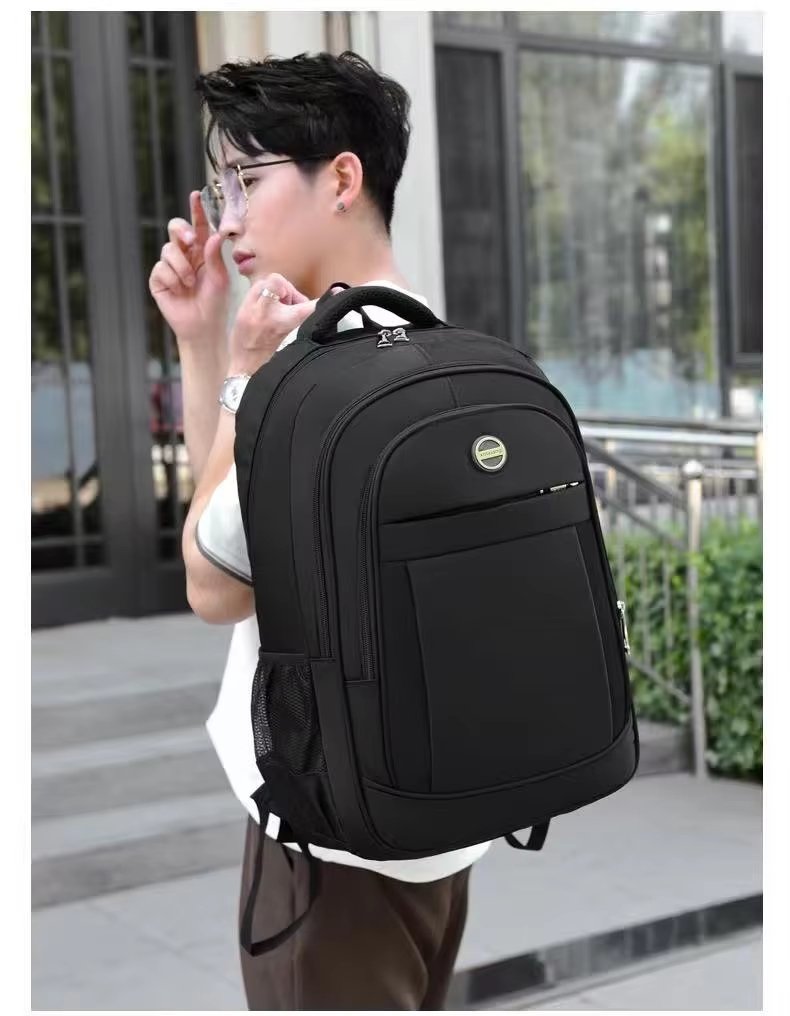 Water-Resistant Large Capacity Modern Business School Oxford Laptop Backpack product detail