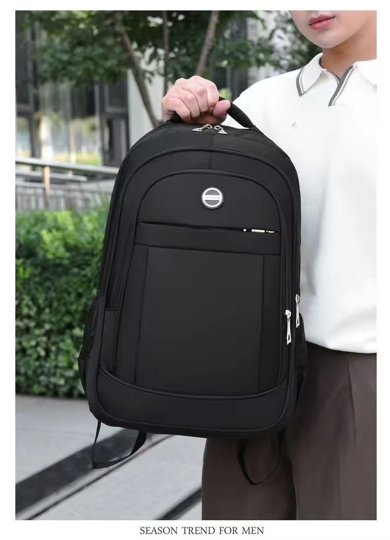 Water-Resistant Large Capacity Modern Business School Oxford Laptop Backpack product detail
