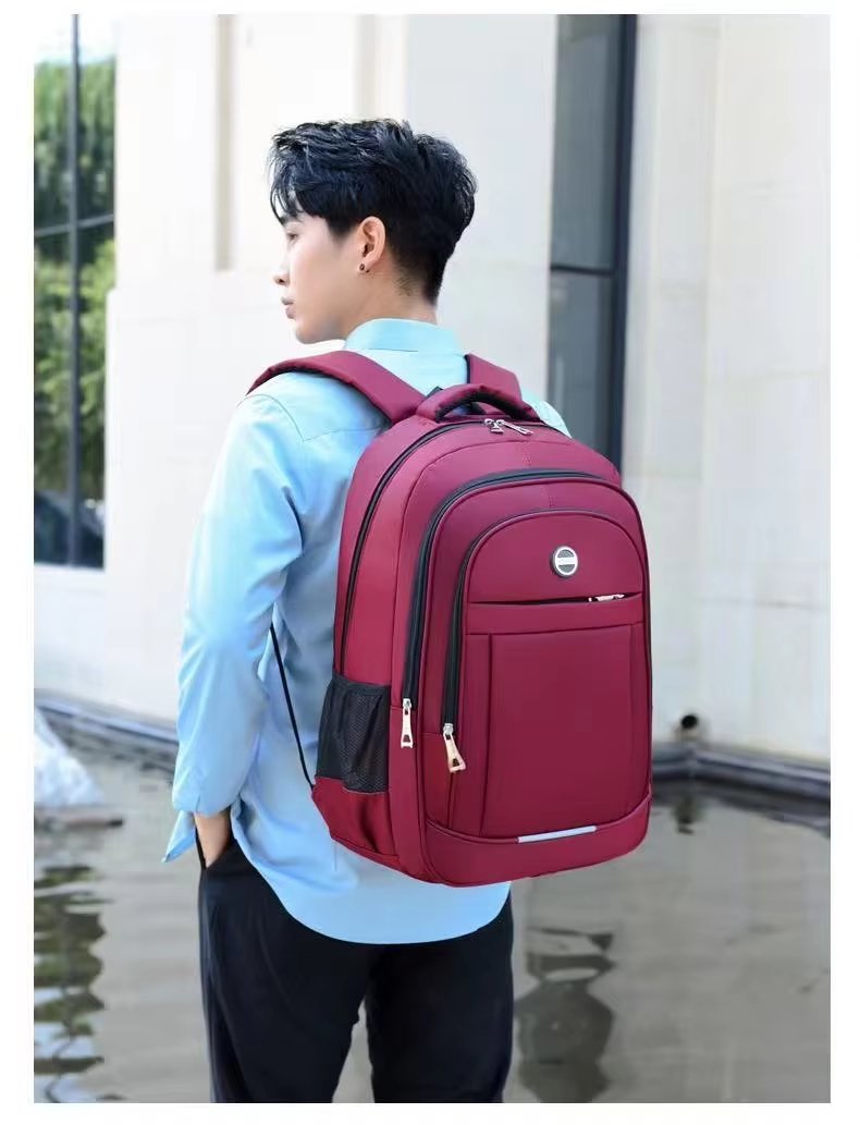 Water-Resistant Large Capacity Modern Business School Oxford Laptop Backpack product detail