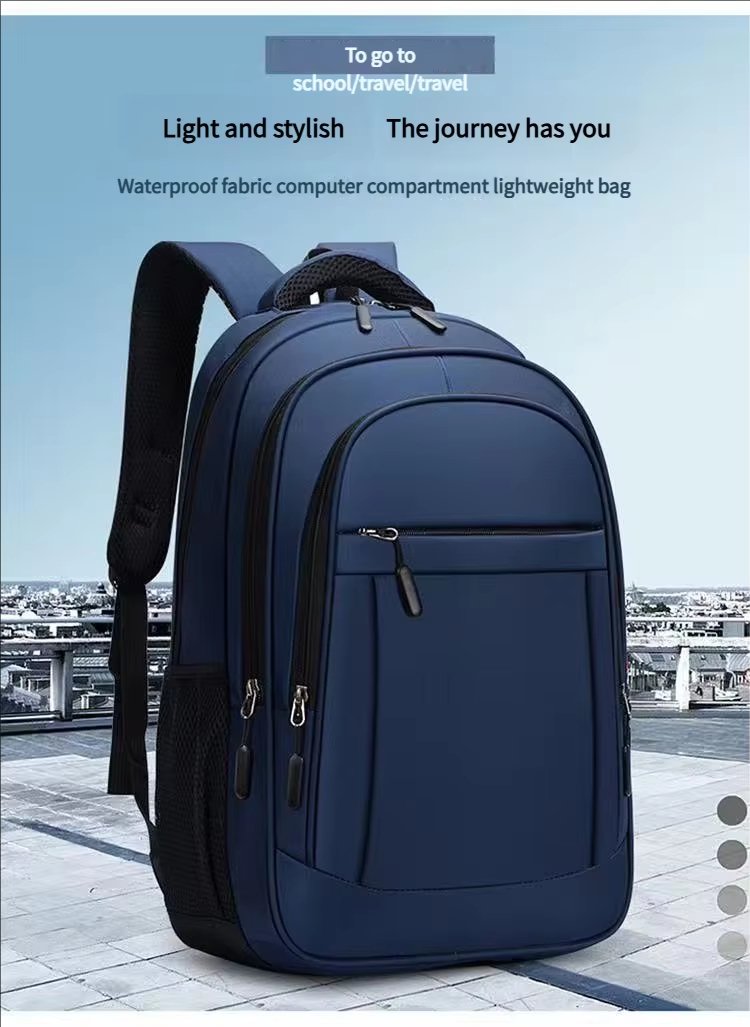 Anti-Theft Water-Resistant Business Travel School Oxford Laptop Backpack product detail
